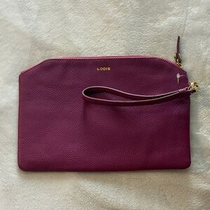 Lodis Berry Wristlet Clutch